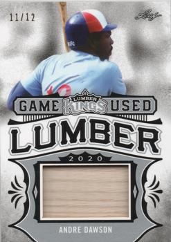 2020 Leaf Lumber Kings - Game Used Lumber Relics Silver #GUL-03 Andre Dawson Front