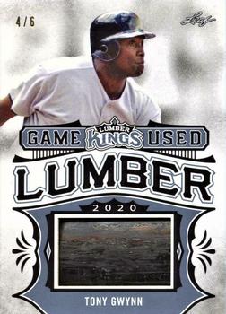 2020 Leaf Lumber Kings - Game Used Lumber Relics Platinum #GUL-62 Tony Gwynn Front