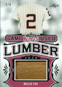 2020 Leaf Lumber Kings - Game Used Lumber Relics Red #GUL-46 Nellie Fox Front