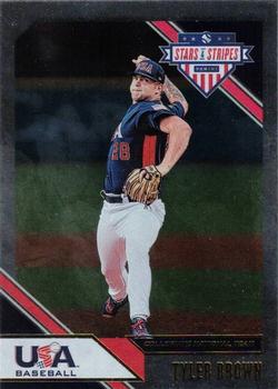 2020 Panini USA Baseball Stars & Stripes - Base (Retail) #14 Tyler Brown Front