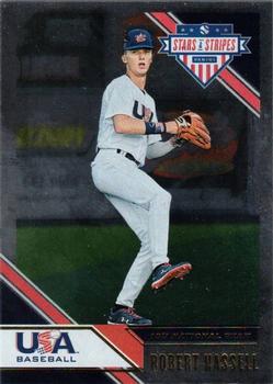 2020 Panini USA Baseball Stars & Stripes - Base (Retail) #84 Robert Hassell Front