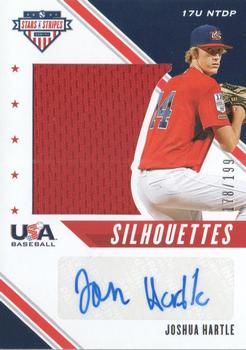 2020 Panini USA Baseball Stars & Stripes - USA BB Silhouettes Signatures Jerseys #USJ-JH Joshua Hartle Front