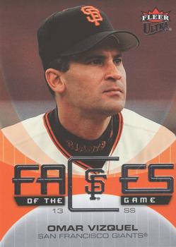 2007 Ultra - Faces of the Game #GF-OV Omar Vizquel Front