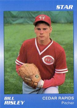 1989 Star Cedar Rapids Reds - Platinum #16 Bill Risley Front