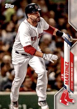 2020 Topps Boston Red Sox #BOS-15 J.D. Martinez Front