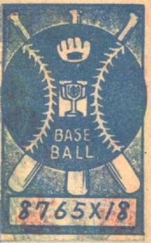 1948 Baseball Backs Menko (JCM 2) #NNO Hankyu Back