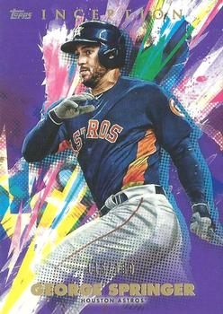 2020 Topps Inception - Purple #37 George Springer Front