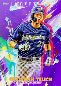 2020 Topps Inception - Purple #50 Christian Yelich Front