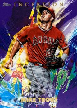 2020 Topps Inception - Purple #100 Mike Trout Front