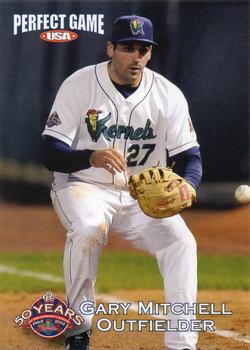 2012 Perfect Game Cedar Rapids Kernels #24 Gary Mitchell Front