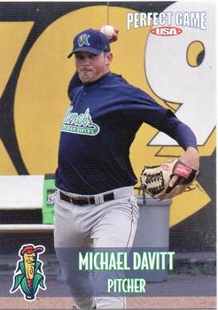 2008 Perfect Game Cedar Rapids Kernels #5 Michael Davitt Front