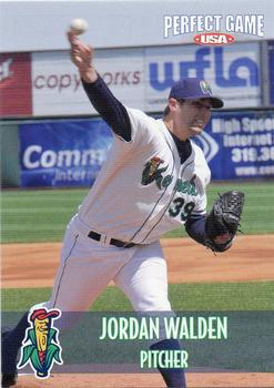 2008 Perfect Game Cedar Rapids Kernels #11 Jordan Walden Front