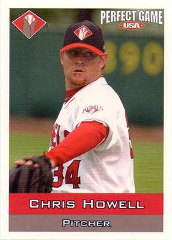 2006 Perfect Game Cedar Rapids Kernels #6 Chris Howell Front
