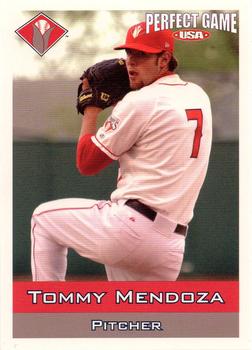 2006 Perfect Game Cedar Rapids Kernels #9 Tommy Mendoza Front