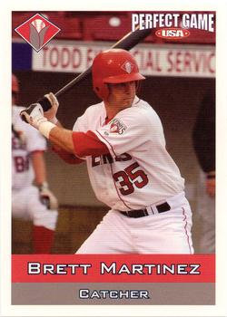 2006 Perfect Game Cedar Rapids Kernels #14 Brett Martinez Front