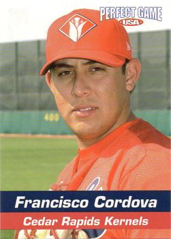 2005 Perfect Game Cedar Rapids Kernels #2 Francisco Cordoba Front