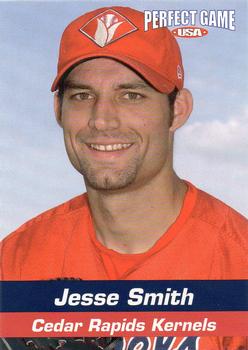 2005 Perfect Game Cedar Rapids Kernels #10 Jesse Smith Front