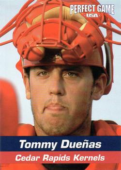 2005 Perfect Game Cedar Rapids Kernels #16 Tommy Duenas Front