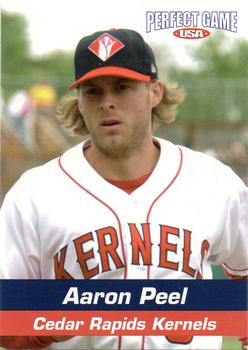2005 Perfect Game Cedar Rapids Kernels #26 Aaron Peel Front
