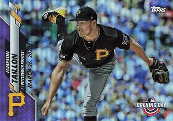 2020 Topps Opening Day - Purple Foil #182 Jameson Taillon Front
