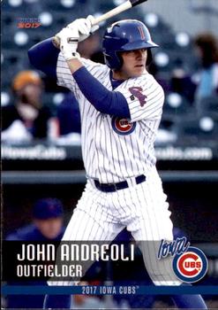 2017 Choice Iowa Cubs #01 John Andreoli Front