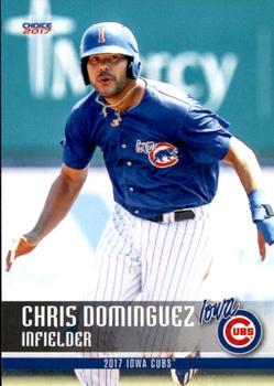 2017 Choice Iowa Cubs #08 Chris Dominguez Front