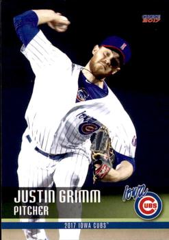 2017 Choice Iowa Cubs #11 Justin Grimm Front