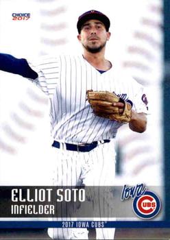 2017 Choice Iowa Cubs #25 Elliot Soto Front