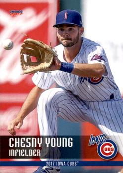 2017 Choice Iowa Cubs #28 Chesny Young Front