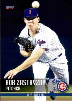 2017 Choice Iowa Cubs #30 Rob Zastryzny Front