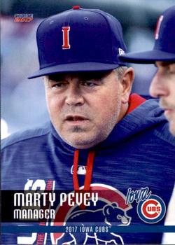 2017 Choice Iowa Cubs #31 Marty Pevey Front