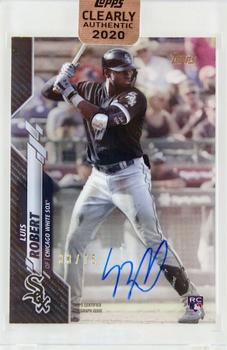 2020 Topps Clearly Authentic #CCA-LR Luis Robert Front
