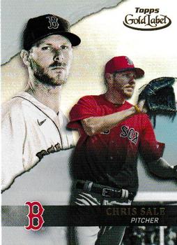 2020 Topps Gold Label #12 Chris Sale Front