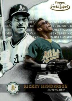 2020 Topps Gold Label #70 Rickey Henderson Front