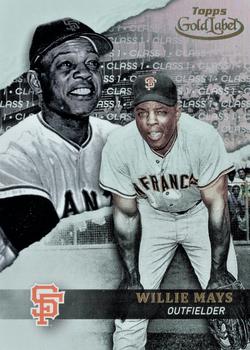 2020 Topps Gold Label #84 Willie Mays Front