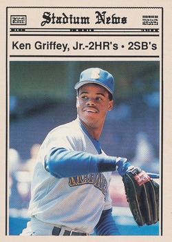 1990 Stadium News Special Edition (unlicensed) #NNO Ken Griffey Jr. Front