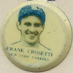 1938 Our National Game Pins (PM8) #NNO Frank Crosetti Front