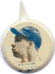 1938 Our National Game Pins (PM8) #NNO Bob Feller Front