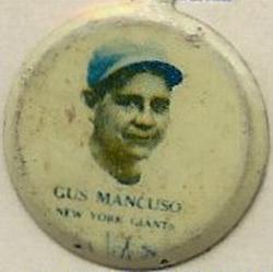 1938 Our National Game Pins (PM8) #NNO Gus Mancuso Front