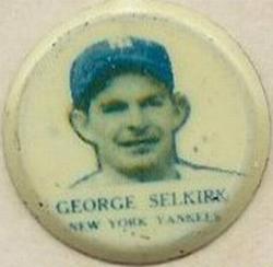 1938 Our National Game Pins (PM8) #NNO George Selkirk Front