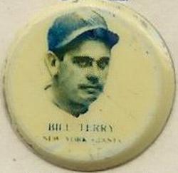 1938 Our National Game Pins (PM8) #NNO Bill Terry Front