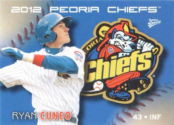 2012 MultiAd Peoria Chiefs #7 Ryan Cuneo Front