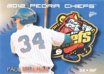 2012 MultiAd Peoria Chiefs #15 Paul Hoilman Front