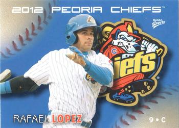 2012 MultiAd Peoria Chiefs #18 Rafael Lopez Front