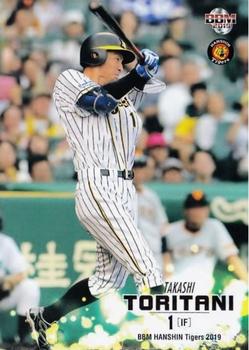 2019 BBM Hanshin Tigers #T46 Takashi Toritani Front