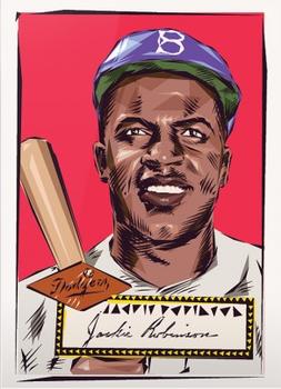 2020 Topps Project 2020 #3 Jackie Robinson Front