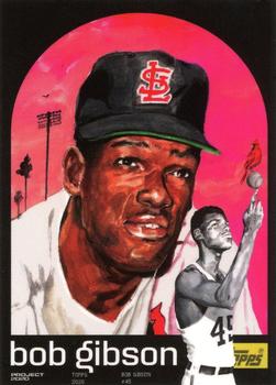 2020 Topps Project 2020 #202 Bob Gibson Front