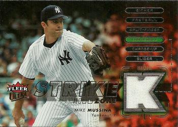 2007 Ultra - Strike Zone Materials #SZ-MM Mike Mussina Front