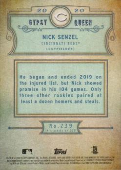 2020 Topps Gypsy Queen - Silver #239 Nick Senzel Back