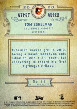 2020 Topps Gypsy Queen - Green #33 Tom Eshelman Back